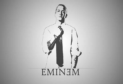 Smoky Design eminem slim shady hip hop rap photo wallpaper Paper Poster