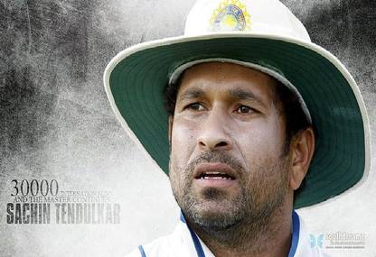 Smoky Design sachin tendulkar wallpaper Paper Poster