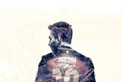 Smoky Design lionel messi fcb barcelona fc barcelona wallpaper Paper Poster