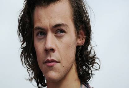 Smoky Design harry styles one direction singer wallpaper Paper Poster