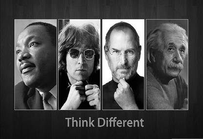 Smoky Design science men glasses typography john lennon think different albert einstein monochrome martin luther art monochrome hd art wallpaper Paper Poster