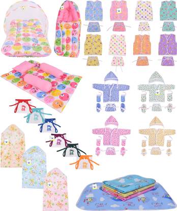 Toddylon New Born Baby Care Clothing And Essential Gift Set Combo
