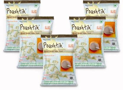 PRISTINE Poushtik Cereal Based Baby Food (6-24 Months) (5 Packs x 100 g) Cereal