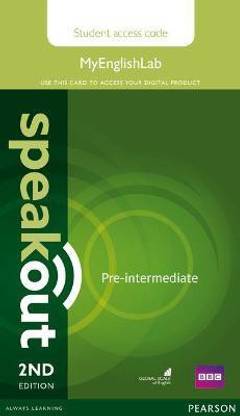 Speakout Pre-Intermediate 2nd Edition MyEnglishLab Student Access Card (Standalone)