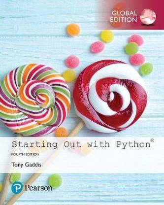 Starting Out with Python, Global Edition
