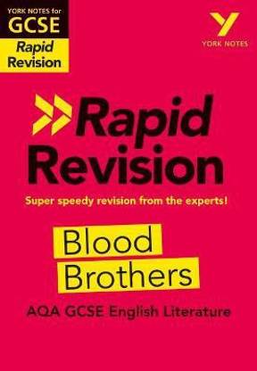 York Notes RAPID AQA GCSE (Revision Guide) Blood Brothers - for 2025, 2026 exams