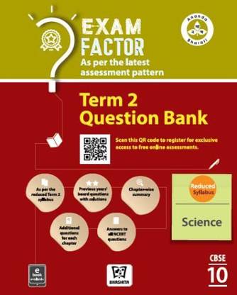 Ananda Bharati Publishers Exam Factor Term 2 Question Bank (CBSE 10 Science)