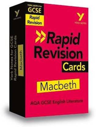 York Notes RAPID AQA GCSE (Revision Cards) Macbeth - for 2025, 2026 exams
