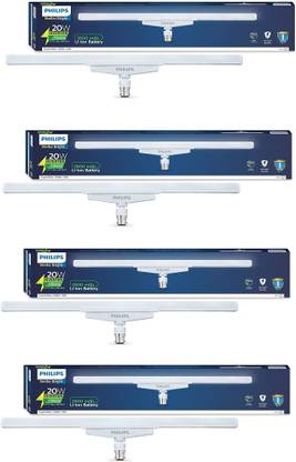 PHILIPS 20w b22 white emergency led t-bulb pack of-04 4 hrs Bulb Emergency Light