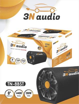 3N Audio TN-8S 3N Audio 8 inch Active Bass Tube with inbuilt Amplifier 4400w Subwoofer