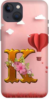 UMPRINT Back Cover for Apple Iphone 13/MLPF3HN/A K K atter Alphabet Printed Back Cover