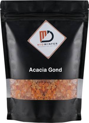 Midwinfer Wild Acacia Edible Gum, Babool Gond for Ladoo, Kikar, Dink,Gum Arabic Natural Chewing Gum
