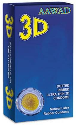AAWAD 3D Long Time Extra Dotted Condom