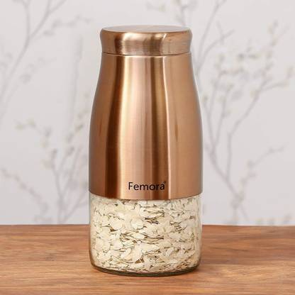 Femora Steel Grocery Container  - 0.9 L