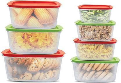 MILTON Plastic Cookie Jar  - 250 ml, 450 ml, 800 ml, 1.3 L, 2.1 L, 3.2 L, 4.8 L