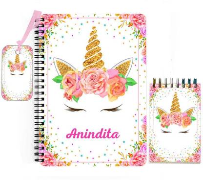 epheriwala Anindita Unicorn A5 Diary Ruled 140 Pages