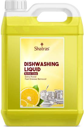 Shatras Dish wash Liquid Detergent Dishwash Liquid Dishwashing Gel Lemon Dish Washing Liquid With Lemon Fragrance, Leaves No Residue Grease Cleaner For All Utensils for kitchen Dish Cleaning Gel