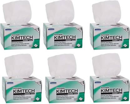Kimberly Clark Kimtech Kimwipes 34155 Pack of 6 Box X 280 Wipes = 1680 Lint Free Wipes