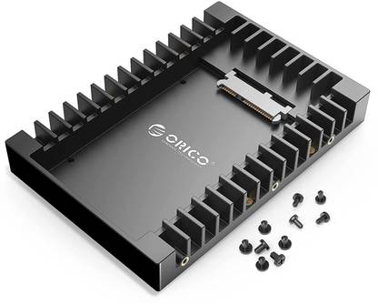 ORICO 2.5 to 3.5 Hard Drive Adapter HDD SSD Mounting Bracket Tray for 7/9.5/12.5mm 2.5 Inch HDD/SSD with SATA III Interface 3.5 inch Hard Disk Enclosure