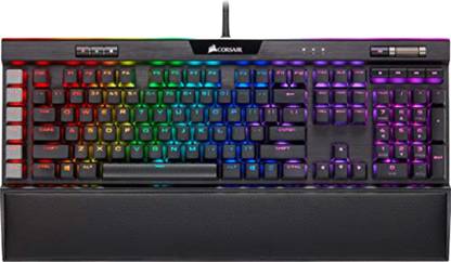 Corsair K95 RGB Platinum XT MX Speed Wired USB Standard Gaming Keyboard Compatible with Desktop, Laptop, Mac Easy to Use,Plug and Play,Quick, Comfy Durable body