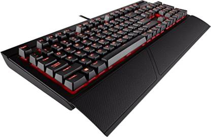 Corsair K68 MX Red Wired USB Standard Gaming Keyboard Compatible with Desktop, Laptop, Mac