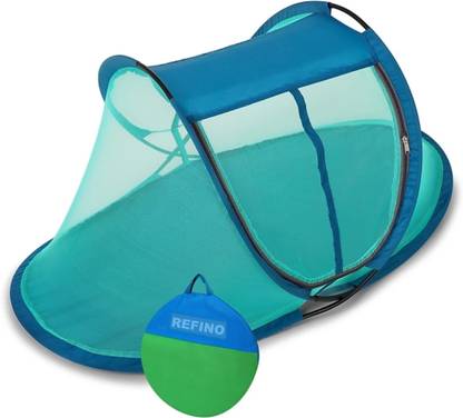 Refino Polyester Kids Washable Foldable Baby Mosquito Net for kids , For New born Baby With base (Size : LxWxH : 3.5 X 1.9 X 1.7 Feet) (Suitable for : 0 to 2 Year) Mosquito Net