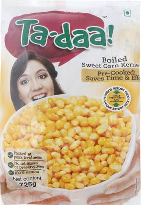 Tadaa Steamed Sweet Corn Kernels 725 g