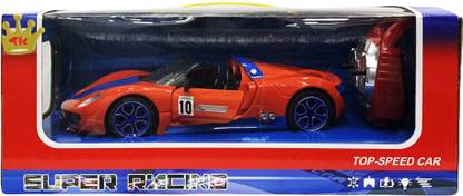 TOY KINGDOM Remote Control Super High Speed Racing Car with 300 Amh battery & 6 volt charger