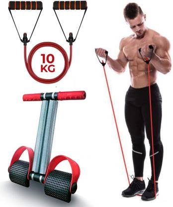 Top Quality Store Double Spring Tummy Trimmer with Exercise Toning Full Body Gym Resistance Tube