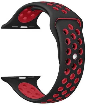 Big Wings Premium Silicone Dual Color Smart Watch Strap for iWatch Series 7/6/5/4/3/2/1/SE (SIZE: 38/40/41 mm) Smart Watch Strap