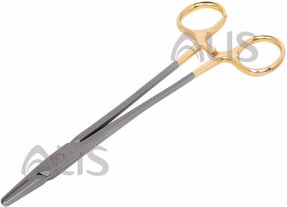 alis TC Needle Holder ayo Hegar Needle Holder Tungsten Carbide Insert Jaw 17.5CM (7" TC Needle Holder 1 Pcs) Tungsten Carbide Scissors