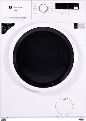 realme TechLife 8 kg Garment Sterilization Fully Automatic Front Load Washing Machine with In-built Heater White