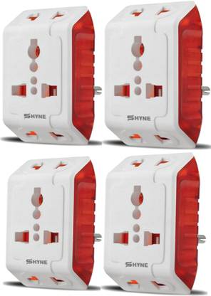 KAVANA 3Pin Modular-1Pc Universal Multiplug, Socket Connector, Worldwide Adaptor