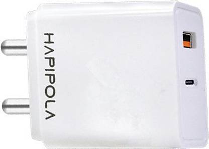Hapi Pola 30 W 1.5 A Wall Charger for Mobile with Detachable Cable