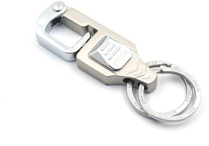 Omuda Antique Hook Locking Metal Key chain for Bike,Car & Gifts key ring M- 3768 -2 Locking Carabiner
