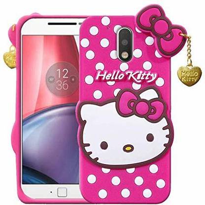 Europe Mart Back Cover for Motorola Moto G4 Plus Latest Cartoon Design with Soft Silicone Girls Mobile Back cover