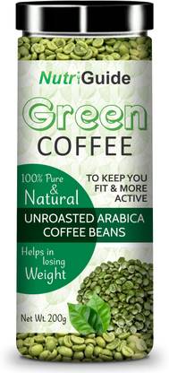 Nutri Guide Organic Green Coffee Beans for Weight Loss (Unroasted Beans) Instant Coffee Coffee Beans