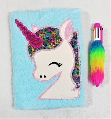 Paper Bear Unicorn Diary A5 Diary No 200 Pages