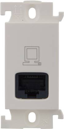 Legrand Mylinc RJ45 Cat6 data Socket 675545 10 A Single Pin Socket