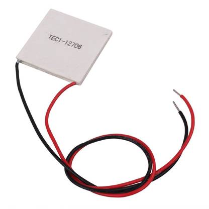 SG Flash TEC1-12706. Size: 40mm x 40mm x 3.6mm. Operates Temperature: -30°C-70°C Alternative Energy Electronic Hobby Kit