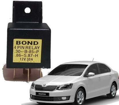Dharma Industries 4 pin horn electronic relay for Skoda Rapid Electronic Components Electronic Hobby Kit