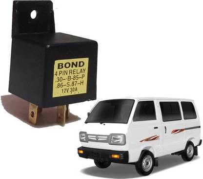Dharma Industries 4 pin electronic horn relay for Maruti Suzuki Omni Automotive Electronic Hobby Kit