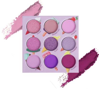s.f.r color Ice Cream 9 Multicolor Eyeshadow Palette (Matte, Shimmer, Glitter) (Multicolor) 9 g