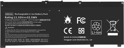 TechSonic SR03XL HP Pavilion 15-CX0058WM 15-CX Series L08934-1B1 L08855-855 HSTNN-IB8L 6 Cell Laptop Battery