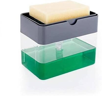 SWISS WONDER Kitchen Sink with Sponge 350 ml Soap Dispenser