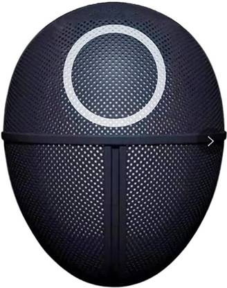 Naughtyy Musketeers Squiid Game Round Soldier Mask for Cosplay Party Mask