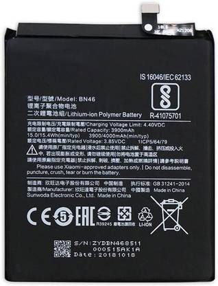 LIFON Mobile Battery For  Xiaomi Redmi 7, Redmi Note 6-3900mAh