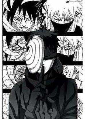 Uchiha Obito Manga Matte Finish Poster Paper Print
