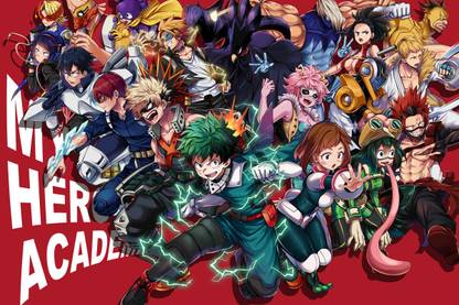 My Hero Academia Boku No Hero Academia Anime Series Matte Finish Poster Paper Print