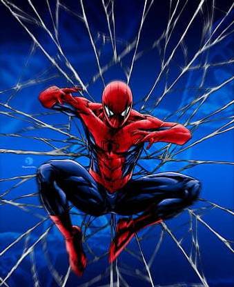 Spider Man Comic Artwork Cobweb Movies Matte Finish Poster Paper Print